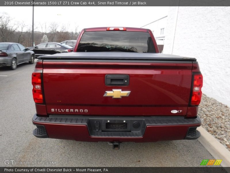 Siren Red Tintcoat / Jet Black 2016 Chevrolet Silverado 1500 LT Z71 Crew Cab 4x4
