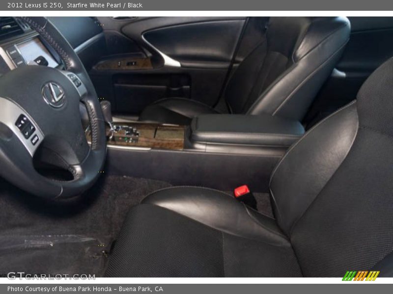 Starfire White Pearl / Black 2012 Lexus IS 250