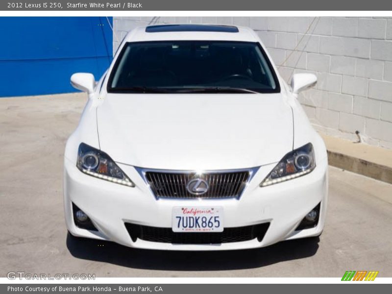 Starfire White Pearl / Black 2012 Lexus IS 250