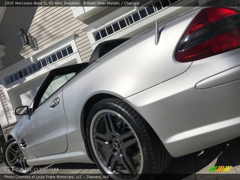 Brilliant Silver Metallic / Charcoal 2005 Mercedes-Benz SL 65 AMG Roadster