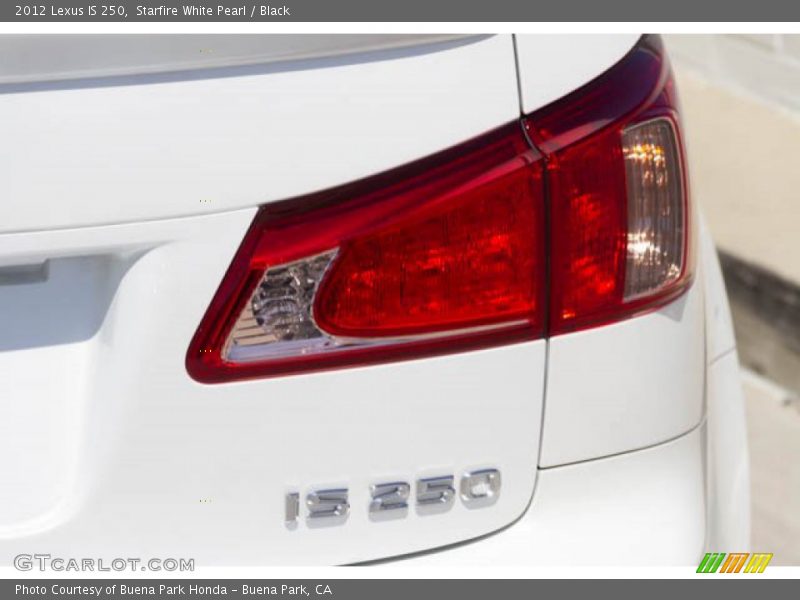 Starfire White Pearl / Black 2012 Lexus IS 250