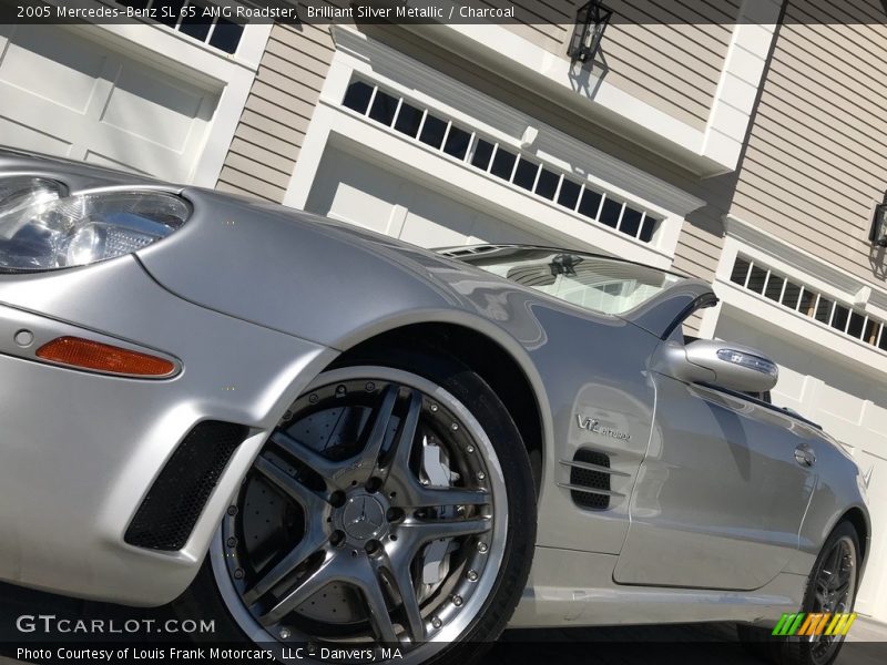 Brilliant Silver Metallic / Charcoal 2005 Mercedes-Benz SL 65 AMG Roadster