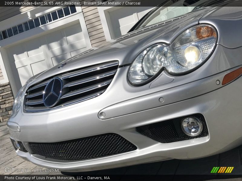 Brilliant Silver Metallic / Charcoal 2005 Mercedes-Benz SL 65 AMG Roadster