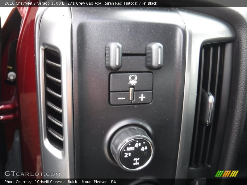 Siren Red Tintcoat / Jet Black 2016 Chevrolet Silverado 1500 LT Z71 Crew Cab 4x4