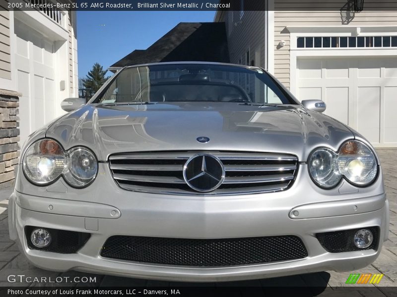 Brilliant Silver Metallic / Charcoal 2005 Mercedes-Benz SL 65 AMG Roadster