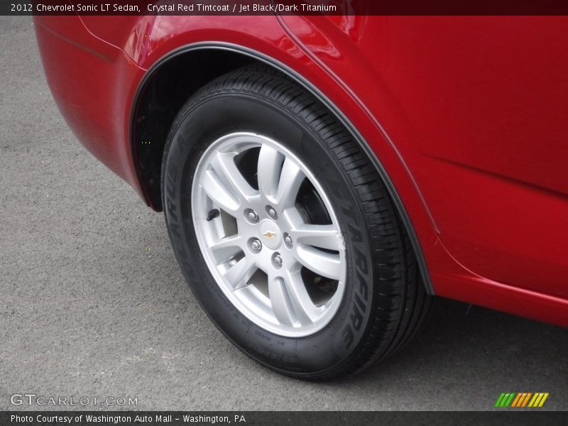 Crystal Red Tintcoat / Jet Black/Dark Titanium 2012 Chevrolet Sonic LT Sedan