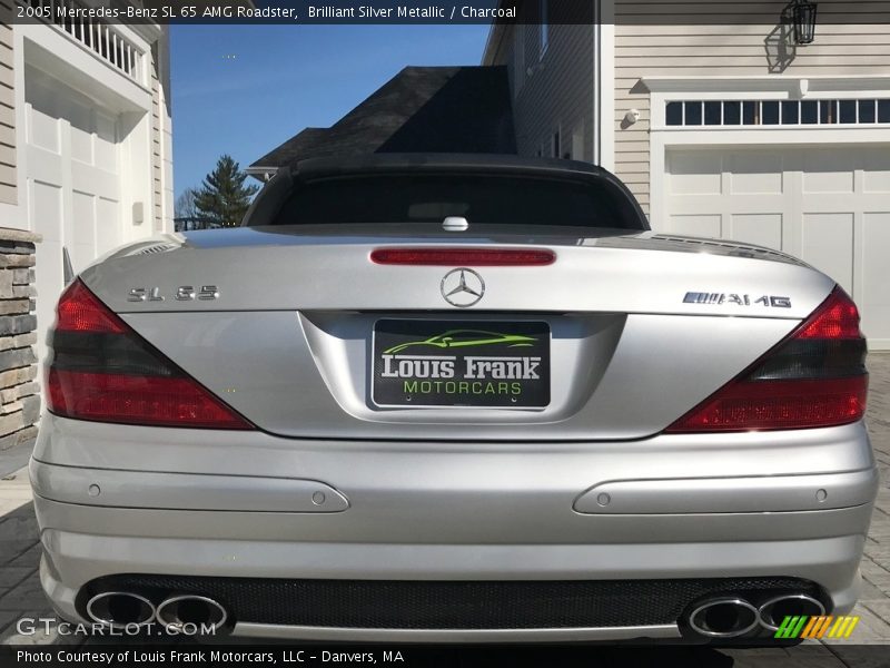 Brilliant Silver Metallic / Charcoal 2005 Mercedes-Benz SL 65 AMG Roadster