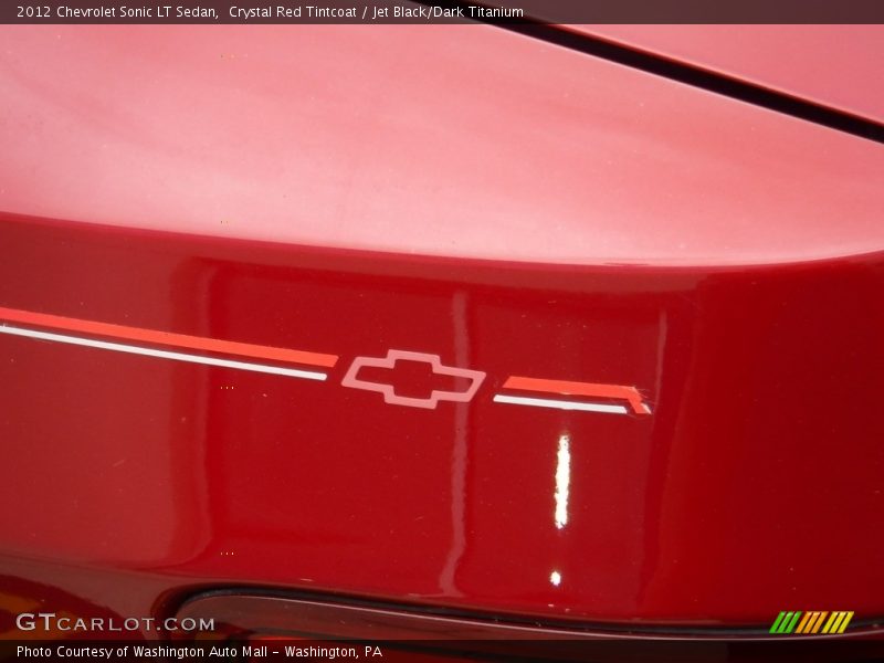 Crystal Red Tintcoat / Jet Black/Dark Titanium 2012 Chevrolet Sonic LT Sedan