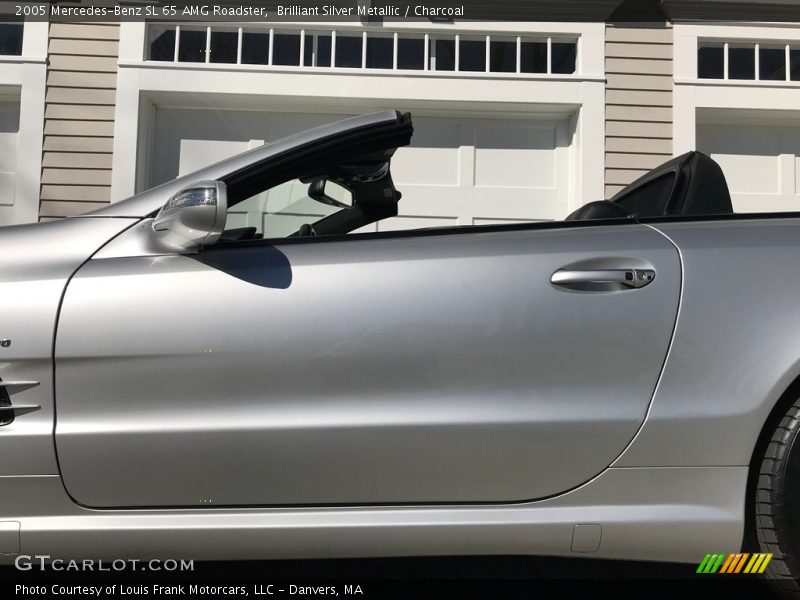 Brilliant Silver Metallic / Charcoal 2005 Mercedes-Benz SL 65 AMG Roadster