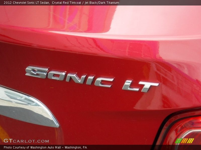 Crystal Red Tintcoat / Jet Black/Dark Titanium 2012 Chevrolet Sonic LT Sedan