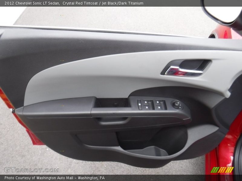 Crystal Red Tintcoat / Jet Black/Dark Titanium 2012 Chevrolet Sonic LT Sedan