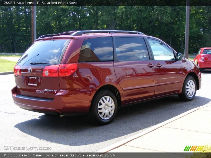 Salsa Red Pearl / Stone 2008 Toyota Sienna LE