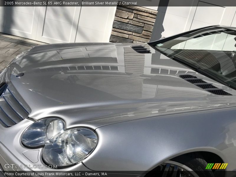 Brilliant Silver Metallic / Charcoal 2005 Mercedes-Benz SL 65 AMG Roadster