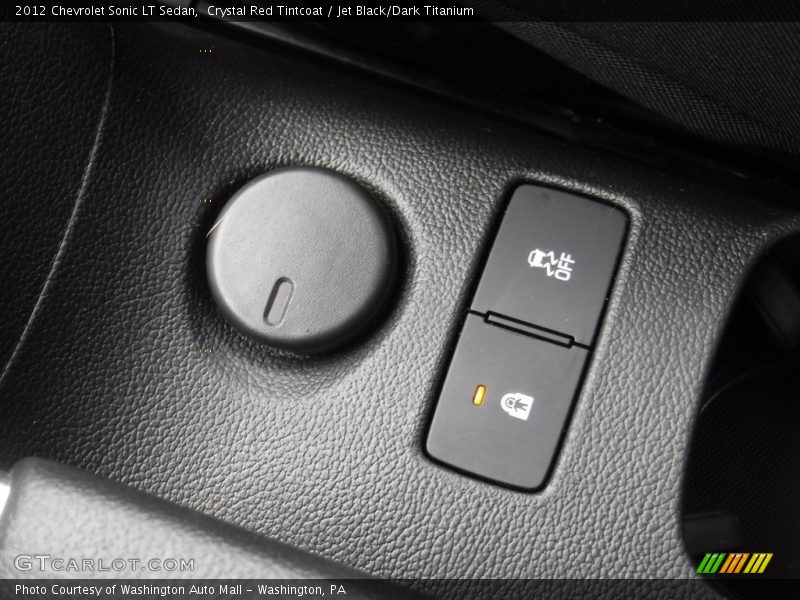 Crystal Red Tintcoat / Jet Black/Dark Titanium 2012 Chevrolet Sonic LT Sedan