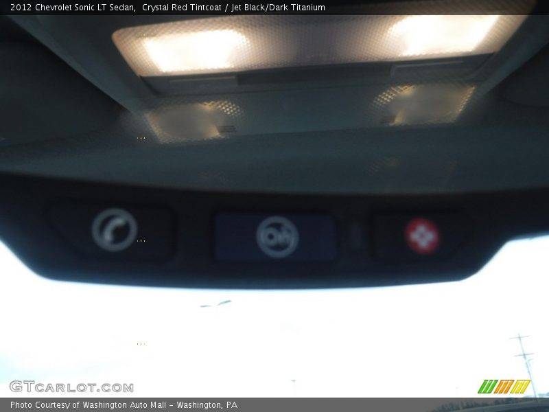 Crystal Red Tintcoat / Jet Black/Dark Titanium 2012 Chevrolet Sonic LT Sedan