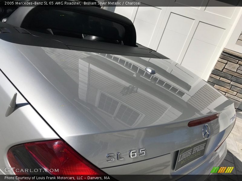 Brilliant Silver Metallic / Charcoal 2005 Mercedes-Benz SL 65 AMG Roadster