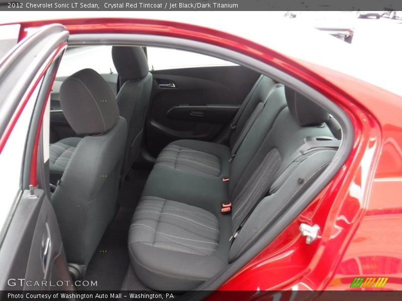 Crystal Red Tintcoat / Jet Black/Dark Titanium 2012 Chevrolet Sonic LT Sedan