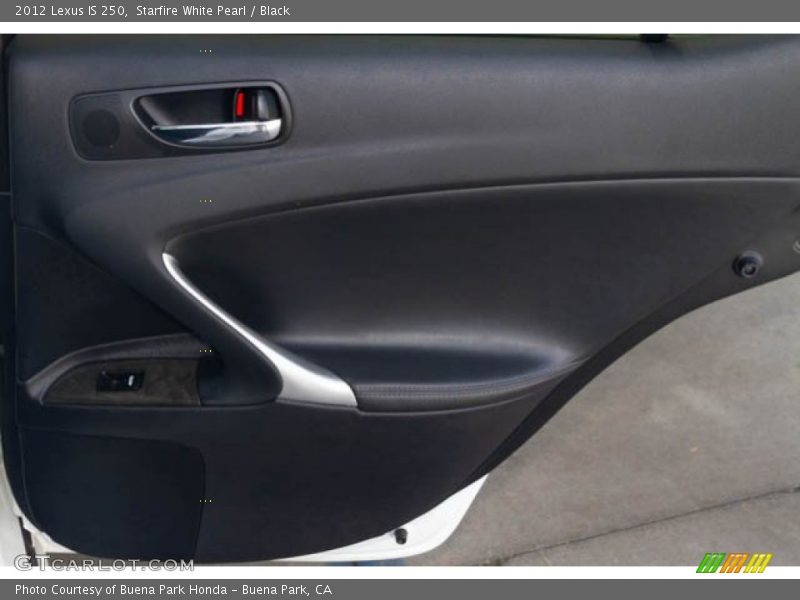 Starfire White Pearl / Black 2012 Lexus IS 250