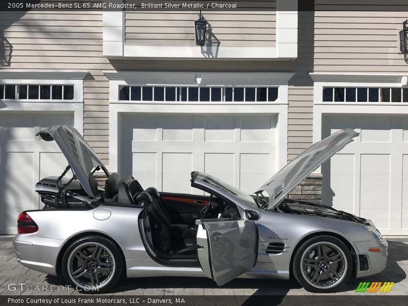 Brilliant Silver Metallic / Charcoal 2005 Mercedes-Benz SL 65 AMG Roadster