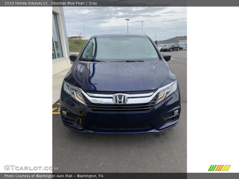 Obsidian Blue Pearl / Gray 2019 Honda Odyssey LX