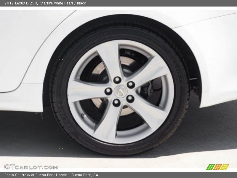 Starfire White Pearl / Black 2012 Lexus IS 250