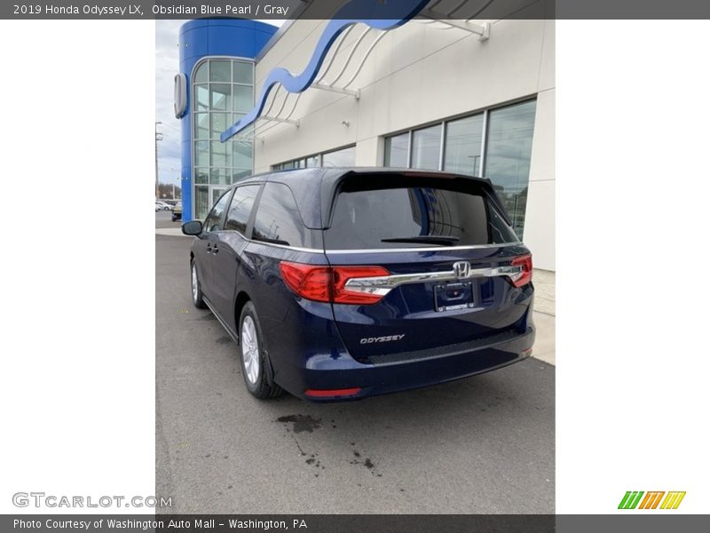 Obsidian Blue Pearl / Gray 2019 Honda Odyssey LX