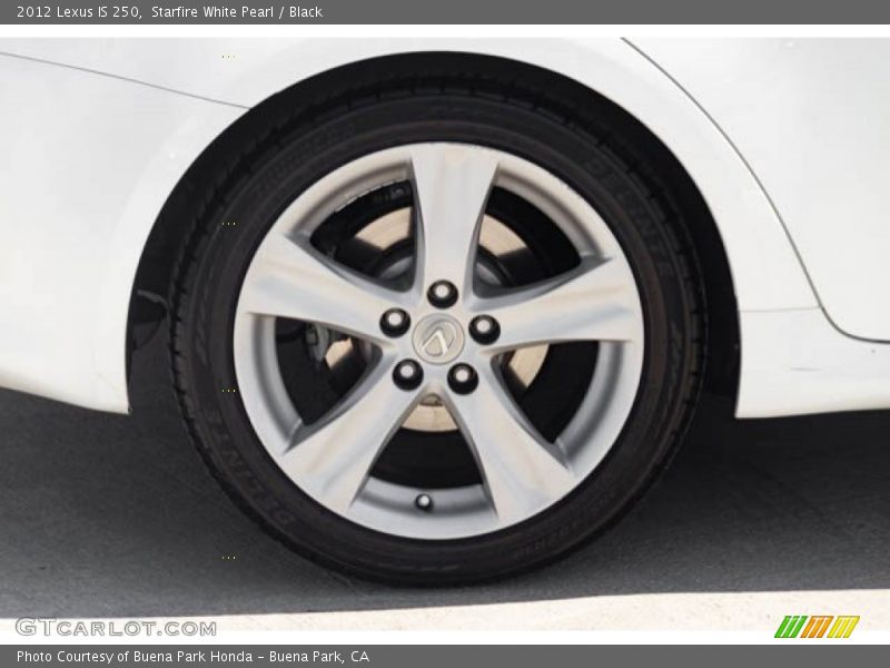 Starfire White Pearl / Black 2012 Lexus IS 250