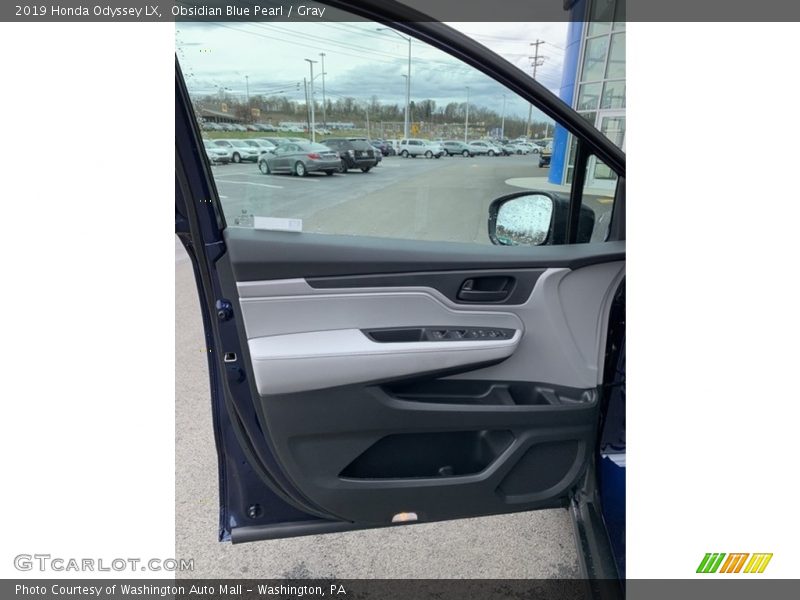 Obsidian Blue Pearl / Gray 2019 Honda Odyssey LX