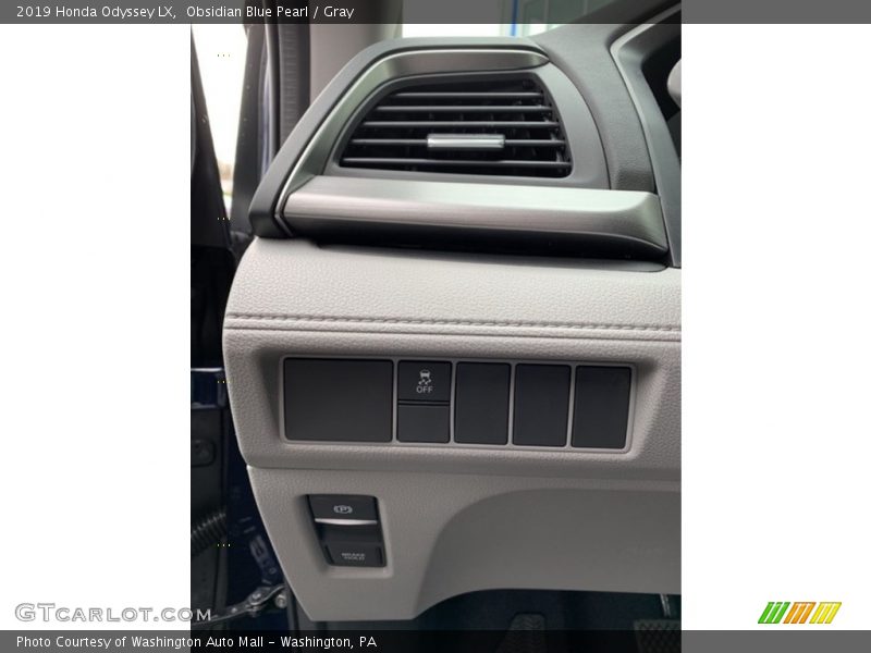 Obsidian Blue Pearl / Gray 2019 Honda Odyssey LX