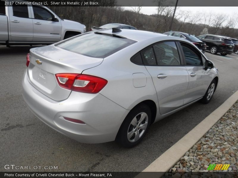 Silver Ice Metallic / Jet Black 2017 Chevrolet Cruze LS