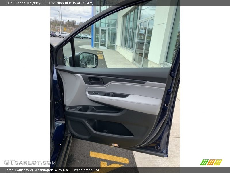 Obsidian Blue Pearl / Gray 2019 Honda Odyssey LX