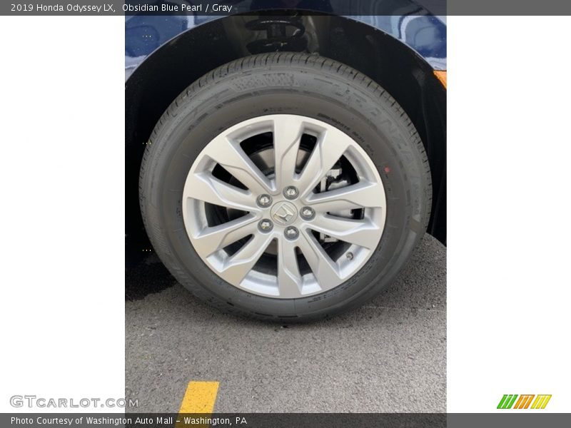 Obsidian Blue Pearl / Gray 2019 Honda Odyssey LX