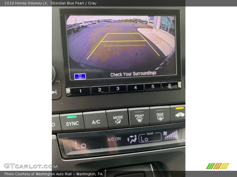 Obsidian Blue Pearl / Gray 2019 Honda Odyssey LX
