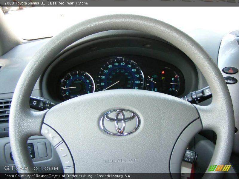 Salsa Red Pearl / Stone 2008 Toyota Sienna LE
