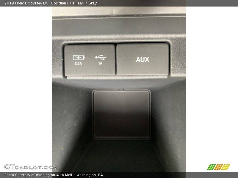 Obsidian Blue Pearl / Gray 2019 Honda Odyssey LX