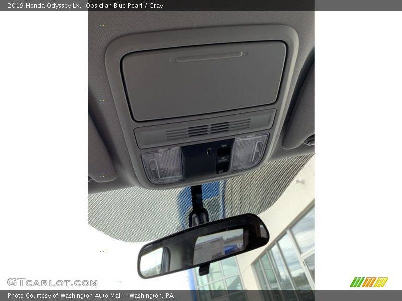 Obsidian Blue Pearl / Gray 2019 Honda Odyssey LX