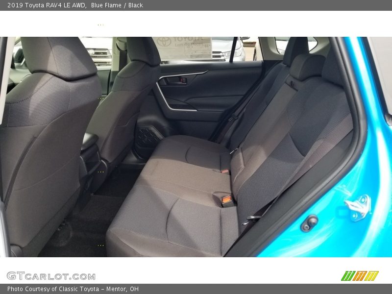 Blue Flame / Black 2019 Toyota RAV4 LE AWD