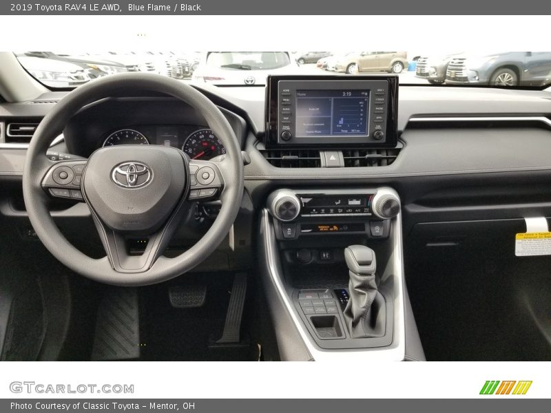 Blue Flame / Black 2019 Toyota RAV4 LE AWD