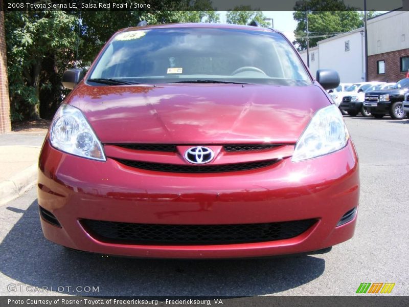 Salsa Red Pearl / Stone 2008 Toyota Sienna LE