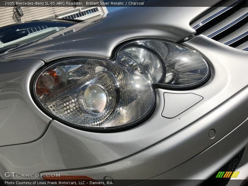 Brilliant Silver Metallic / Charcoal 2005 Mercedes-Benz SL 65 AMG Roadster