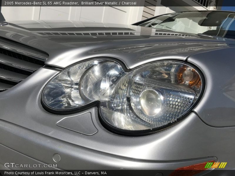 Brilliant Silver Metallic / Charcoal 2005 Mercedes-Benz SL 65 AMG Roadster