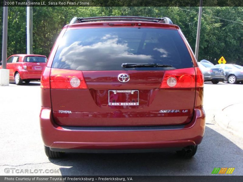 Salsa Red Pearl / Stone 2008 Toyota Sienna LE