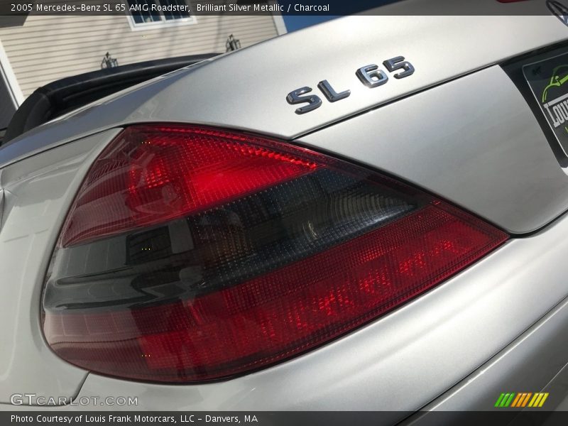Brilliant Silver Metallic / Charcoal 2005 Mercedes-Benz SL 65 AMG Roadster