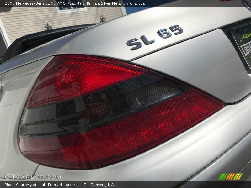 Brilliant Silver Metallic / Charcoal 2005 Mercedes-Benz SL 65 AMG Roadster