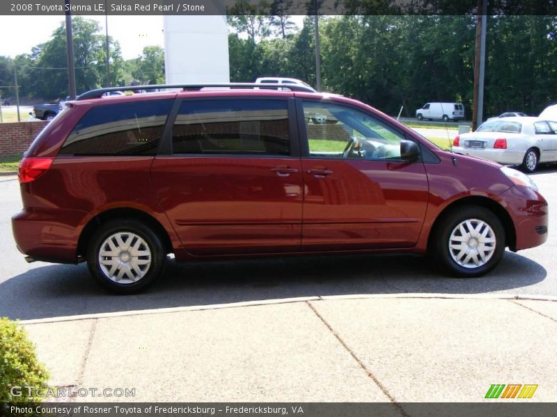 Salsa Red Pearl / Stone 2008 Toyota Sienna LE