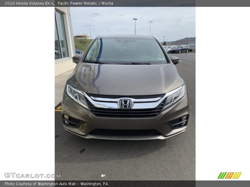 Pacific Pewter Metallic / Mocha 2019 Honda Odyssey EX-L