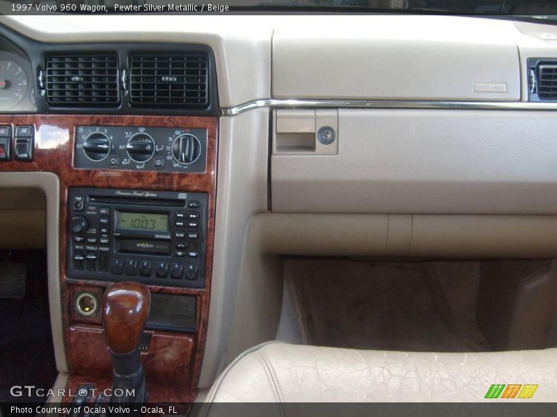 Pewter Silver Metallic / Beige 1997 Volvo 960 Wagon
