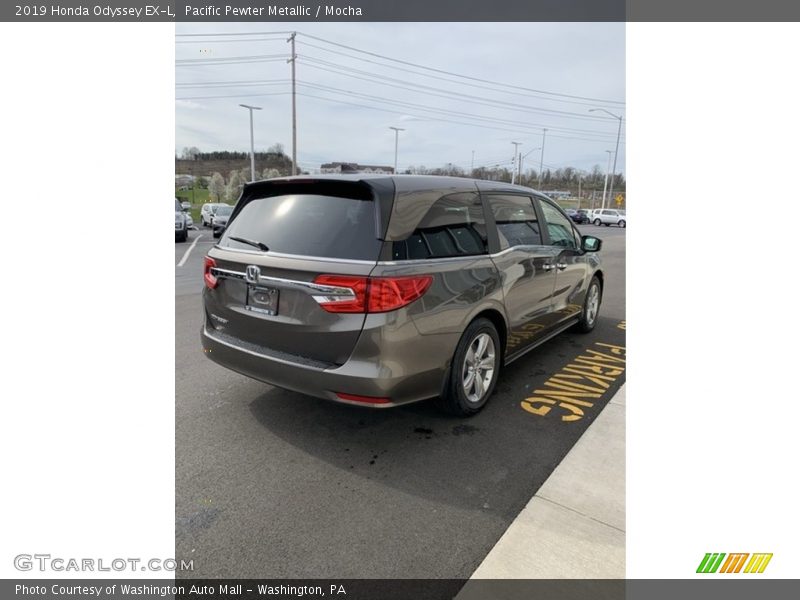 Pacific Pewter Metallic / Mocha 2019 Honda Odyssey EX-L