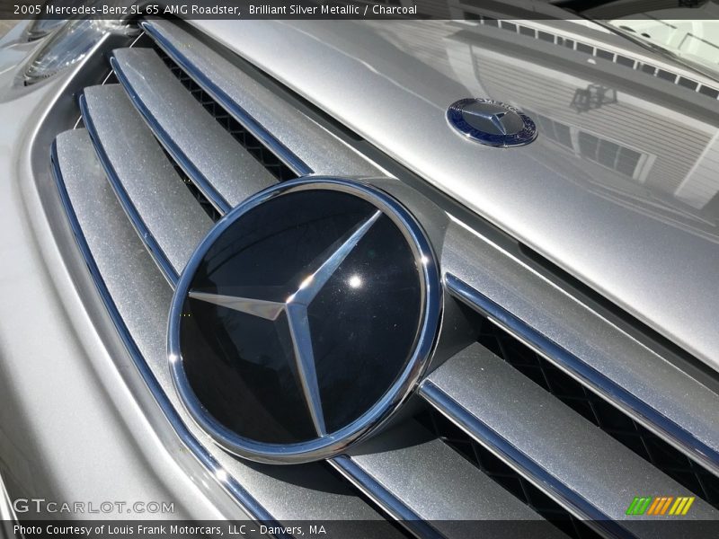 Brilliant Silver Metallic / Charcoal 2005 Mercedes-Benz SL 65 AMG Roadster