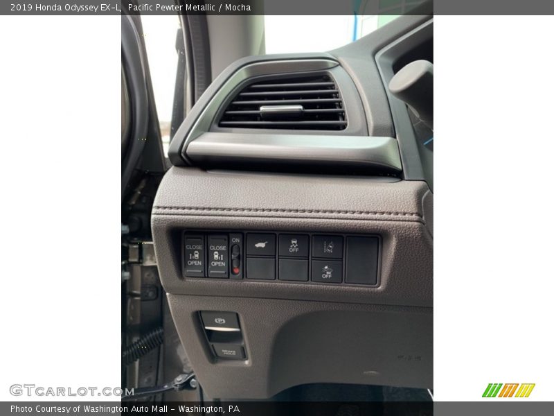Pacific Pewter Metallic / Mocha 2019 Honda Odyssey EX-L